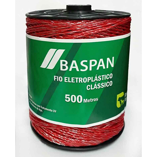 Fio Eletroplastico 500 Mt Classico Laranja Baspan