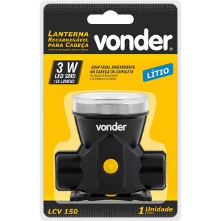 Lanterna Rec. P/ Cabeca Recar Lcv150 Vonder