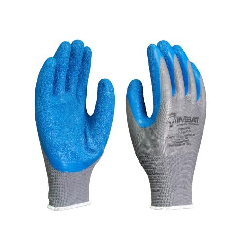 Luva Malha Banhada Latex Azul N10 (gg) Imbat
