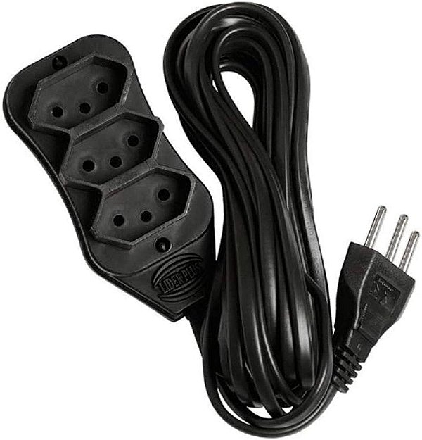 Extensao Elet. 10mt 2p+t - Naticno