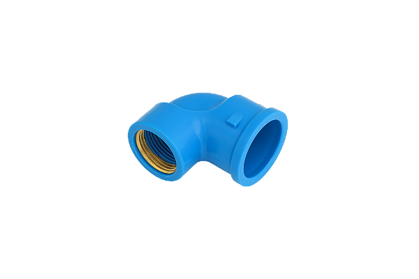 Joelho 90 Lr Azul C/ Bucha Latao 25mmx1/2 - Krona