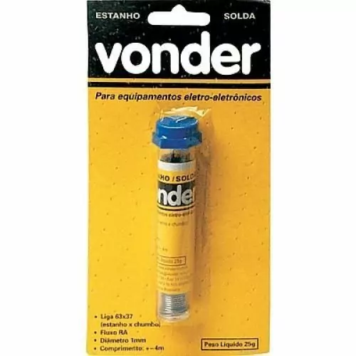 Estanho Desolda 22g - Vonder