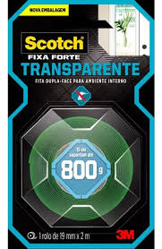 Fita Dupla Face Fixa Forte 19mmx2mt - 3m