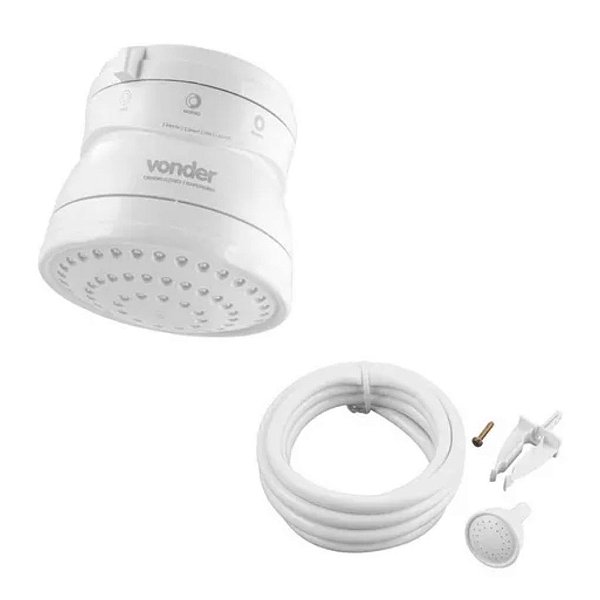 Chuveiro 3t 4400w/220v Branca Vonder