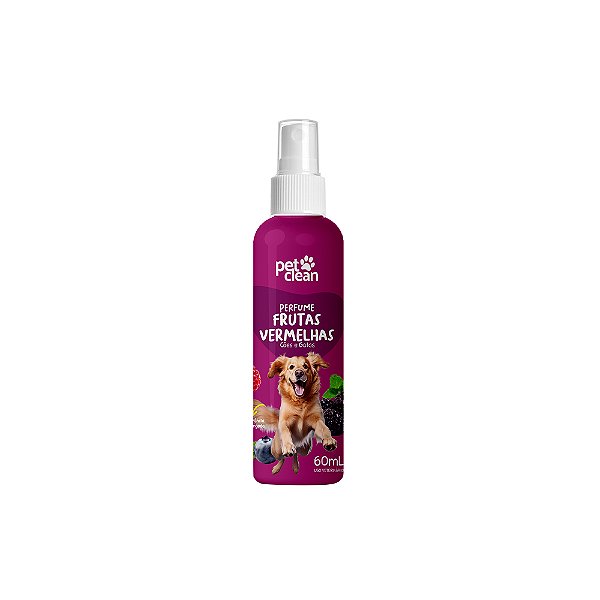 Perfume Frutas Vermelhas Pet Clean 60ml