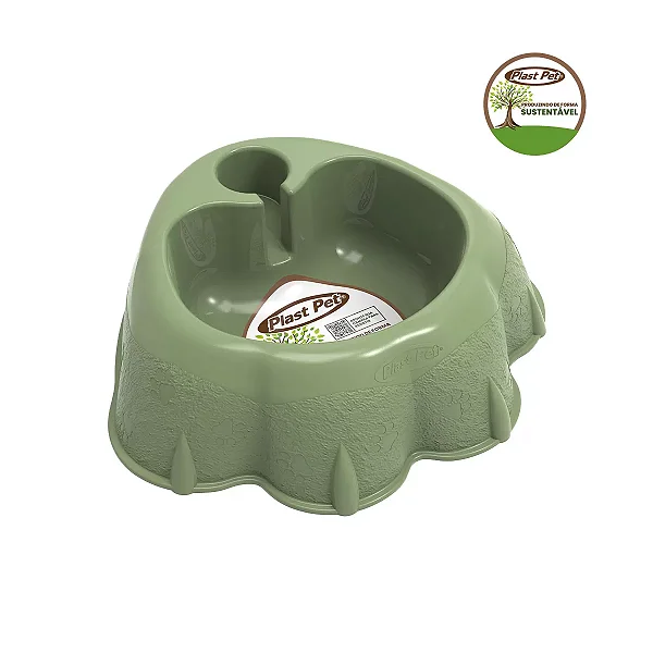 Bebedouro Pet Fox Eco P 350ml Verde Oliva