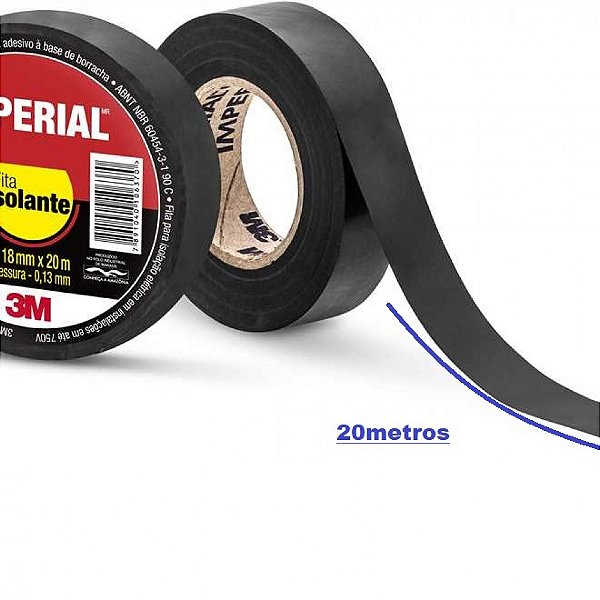 Fita Isolante 18mmx20m- 3m Imperial