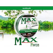 Linha Pesca Monofilamento Max Force 0,20mm 100mt Maruri