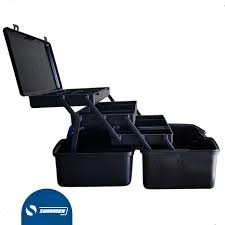 Caixa De Pesca 3 Bandejas Preta Summer (a20-l14-c36cm)