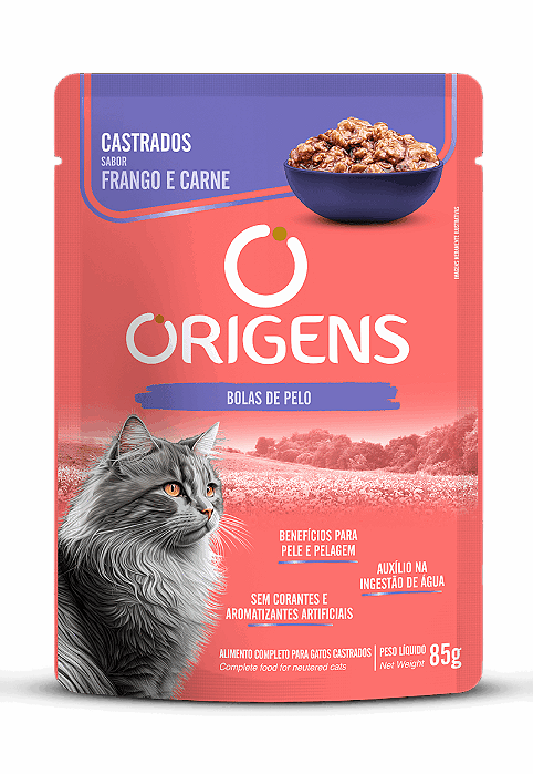 Sache Origens Gato Castrado Frango 85g