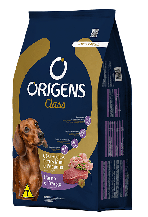 RACAO ORIGENS CLASS AD MIN/P CARNE/FRANGO 3KG