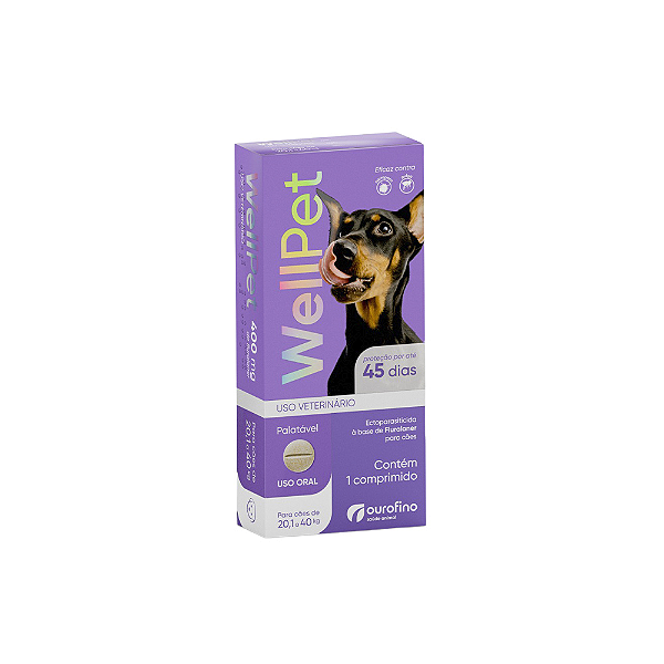 WELLPET 400MG - CAES 20,1 A 40KG