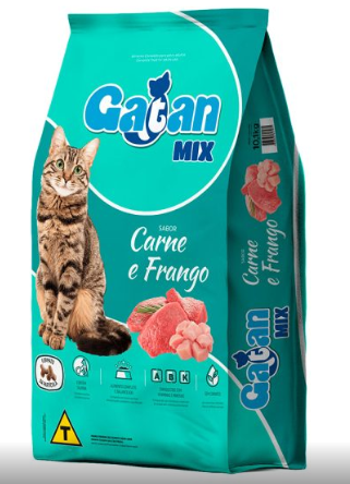 RACAO GATAN MIX CARNE E FRANGO 20KG
