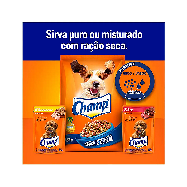 SACHE CHAMP AD CARNE 85G