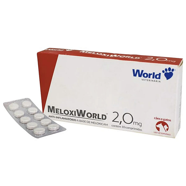 MELOXIWORLD 2,0mg (CX COM 10 COMPRIMIDO) - Meloxicam