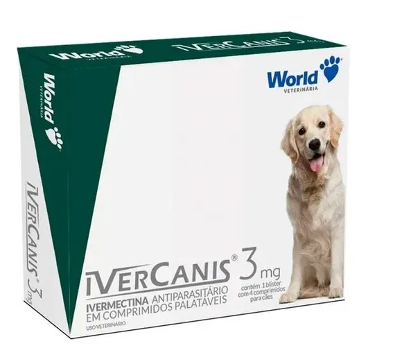 IVERCANIS 3mg COM 4 COMPRIMIDO (Ivermectina)