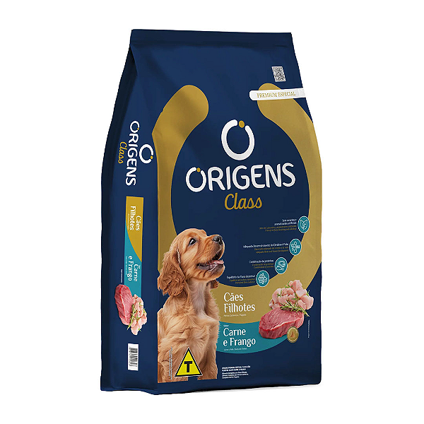 RACAO ORIGENS CLASS FILHOTE CAR/FRAN 3KG