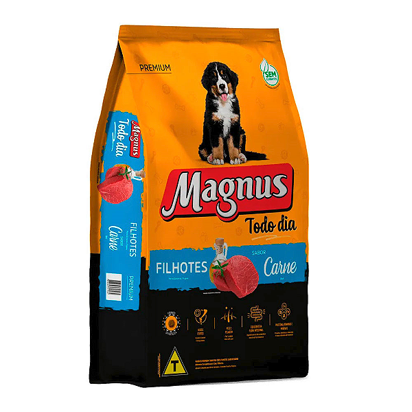 RACAO MAGNUS PREMIUM FILHOTE TODO DIA 20KG