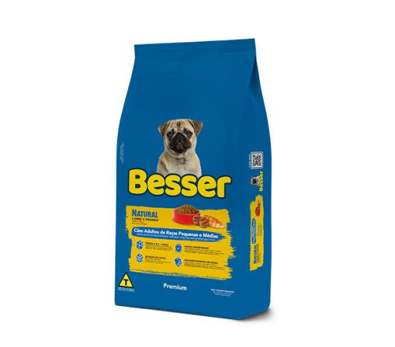 RACAO BESSER NATURAL AD RPM 10,1KG