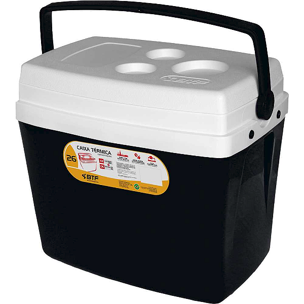 CAIXA TERMICA 26L PRETA (CXT0226) BOTAFOGO