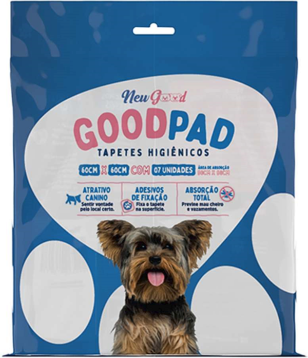 TAPETE HIGIENICO GOOD PAD 60X60 (com 7 unidade)