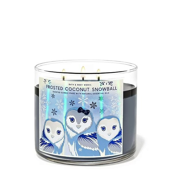 Vela Perfumada Bath & Body Works – Frosted