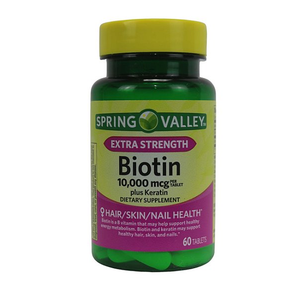Biotin 10,000mcg - 60 tablets