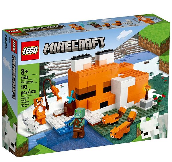LEGO® Minecraft™ A Pousada da Raposa (The Fox Lodge) - (193 Peças)