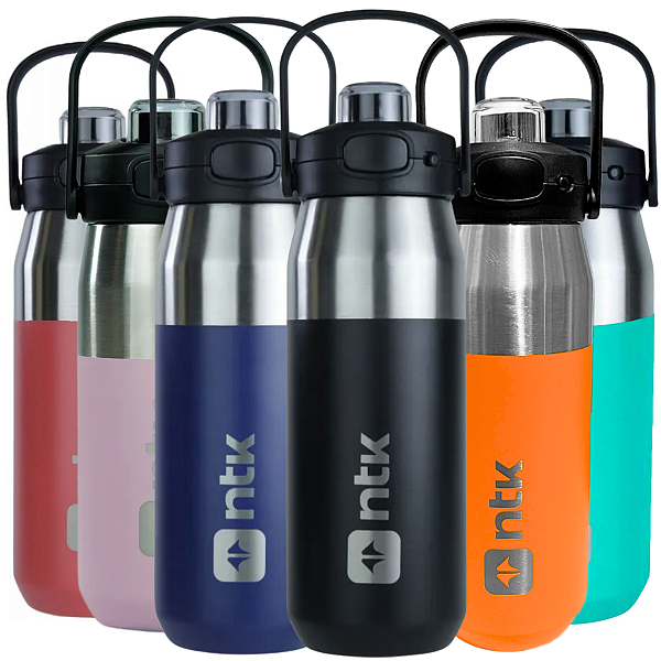 Garrafa Térmica 750ml Ntk Tampa Inteligente Parede Dupla Bebida 8h Quente e 24h Fria