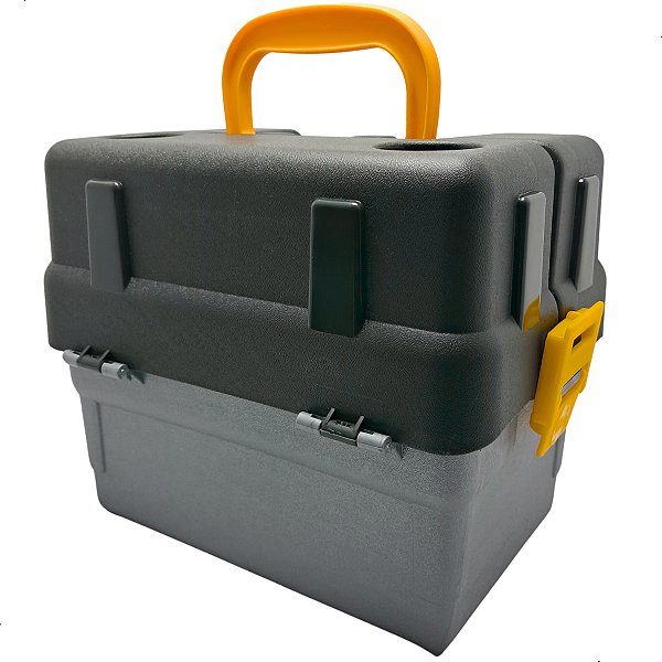 Caixa Maleta Organizadora Pesca Ferramentas Hi 8 Bandeja Articulada