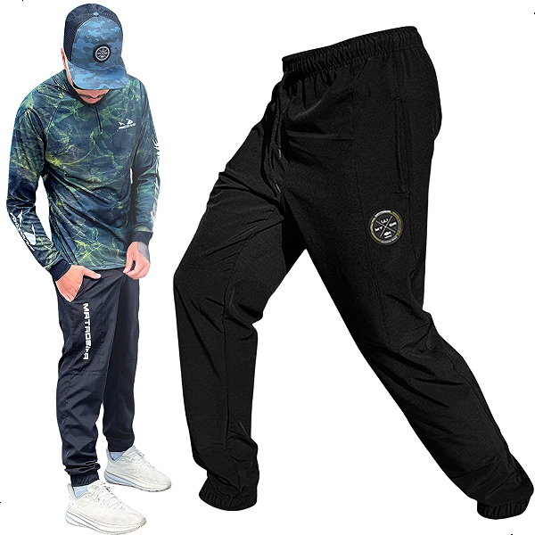 Calça De Pesca Confotável Tactel Fishing Matadeira - Preta