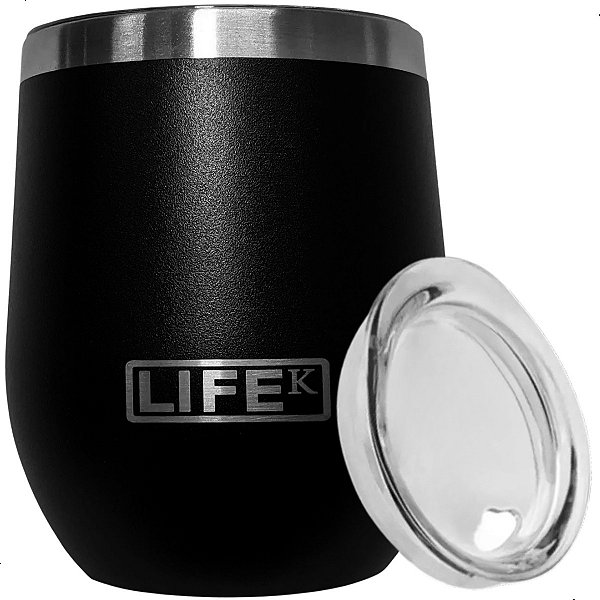 Copo Lifek Térmico Inox 354ml C/ Tampa Bedida Gelada Quente