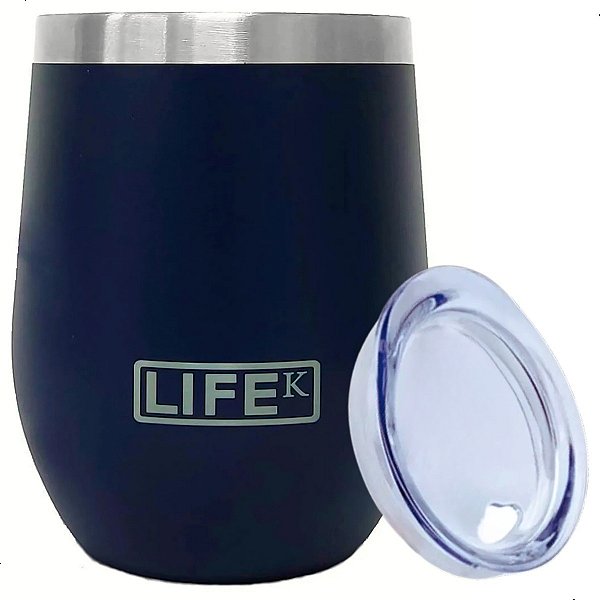 Copo Lifek Térmico Inox 354ml C/ Tampa Bedida Gelada Quente