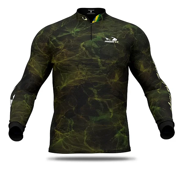 Camisa de Pesca Presa Viva Traira 08 Com Proteção UV