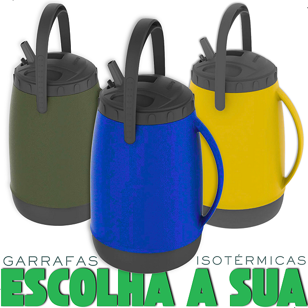 Garrafa Termica Atacama 2,5lts 4hrs Gelada Agua Suco Terere