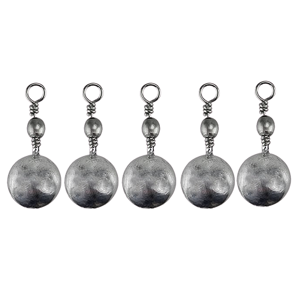 Chumbada Down Shot Para Pesca Esportiva Soft Cartela 5pçs