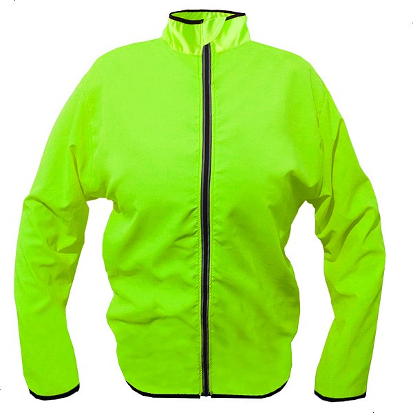 Jaqueta Corta Vento Refletiva Ciclismo Unissex