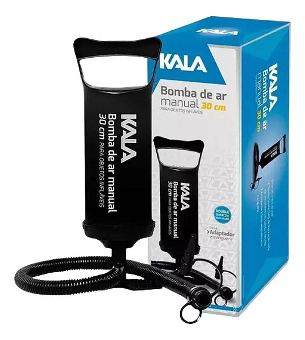Bomba De Ar Manual Colchão Piscina Boia Botes Infláveis Kala