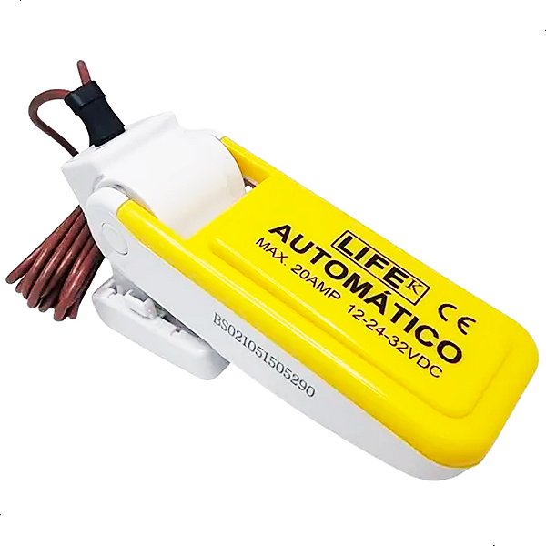 Boia Sensor Fluxo Para Bomba Porão 12v 20amp Lifek Original