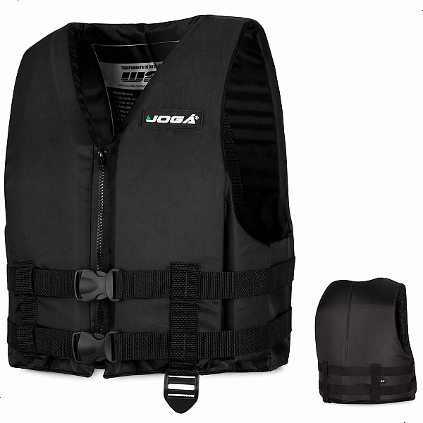 Colete Auxiliar De Flutuação Jogá Wave Preto