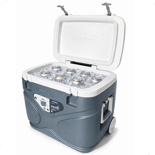 Caixa Térmica Soprano Everest 45L Cinza