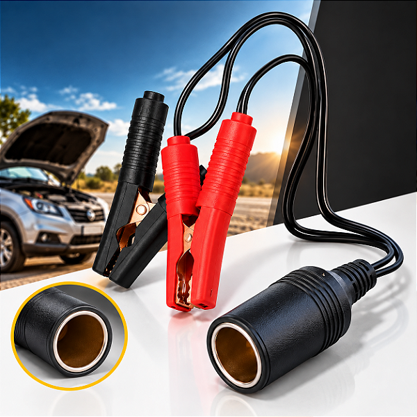 Adaptador 12V com Garras Jacaré NTK