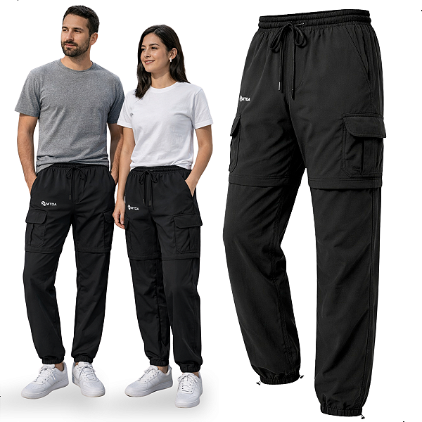 Calça de Pesca Premium Adapt MTDA Masculino e Feminino Vira Bermuda