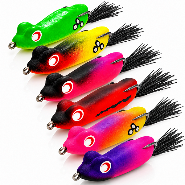 Isca Artificial Realys 6,5 Com Serdas Frog Sapinho Traira Matadeira