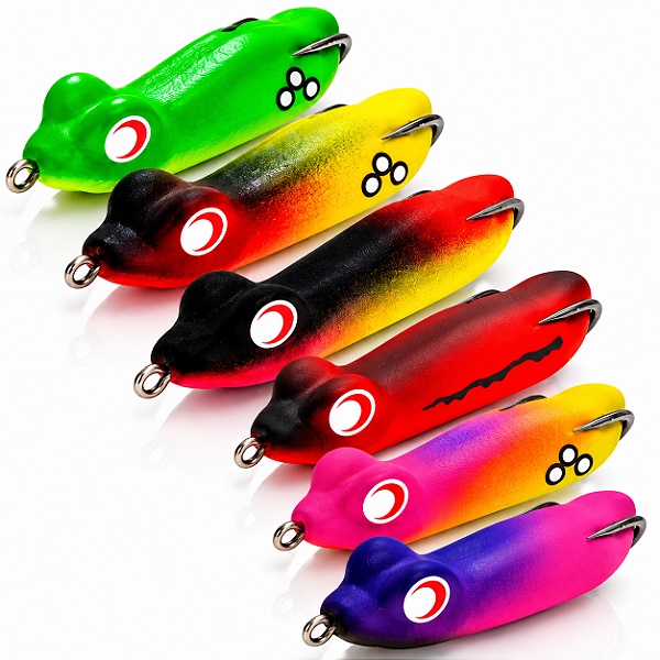 Isca Artificial Realys 8,5 Com Serdas Frog Sapinho Traira Matadeira