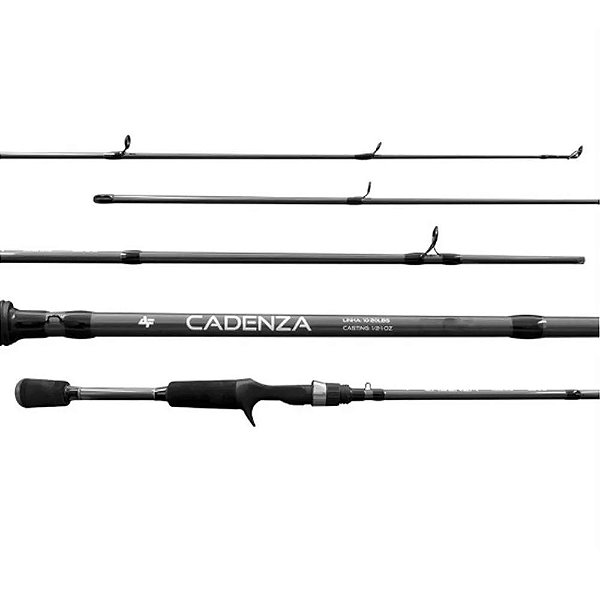 Vara Para Carretilha Cadenza Carbono C601 10-20Lb 1,80m Cinza Albatroz
