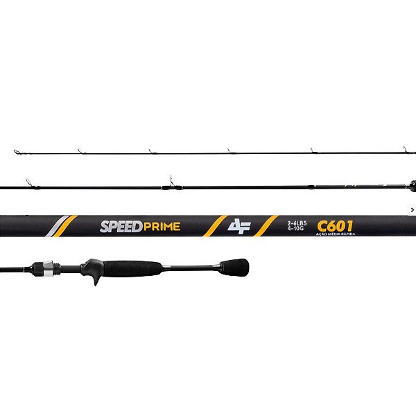 Vara Para Carretilha Speed Prime Carbono C561 2-6lbs 1,70m Albatroz