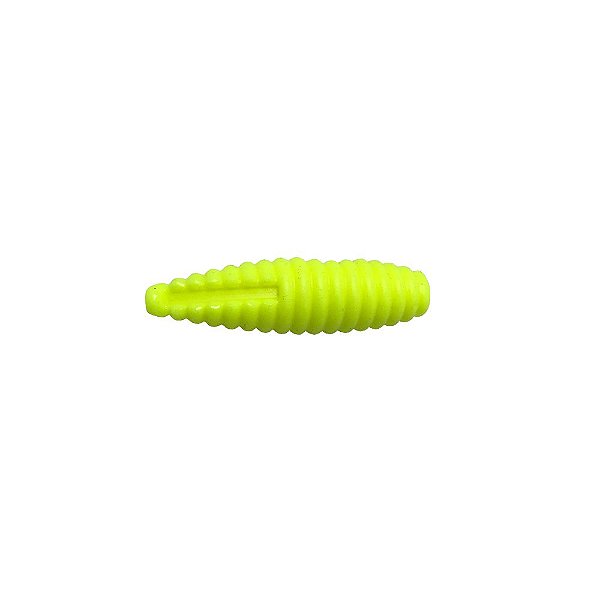Isca Artificial Soft Charutinho Maluco Verde Limão