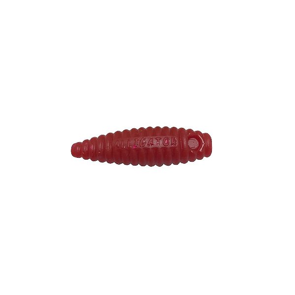 Isca Artificial Soft Charutinho Maluco Vermelho