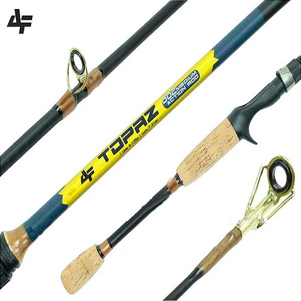 Vara Para Carretilha Carbono Topaz 562 6-12lb 1,68m Albatroz